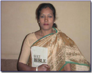 Bible Woman Sister Pulkeswari  Place of Work - Chilla village - Delhi